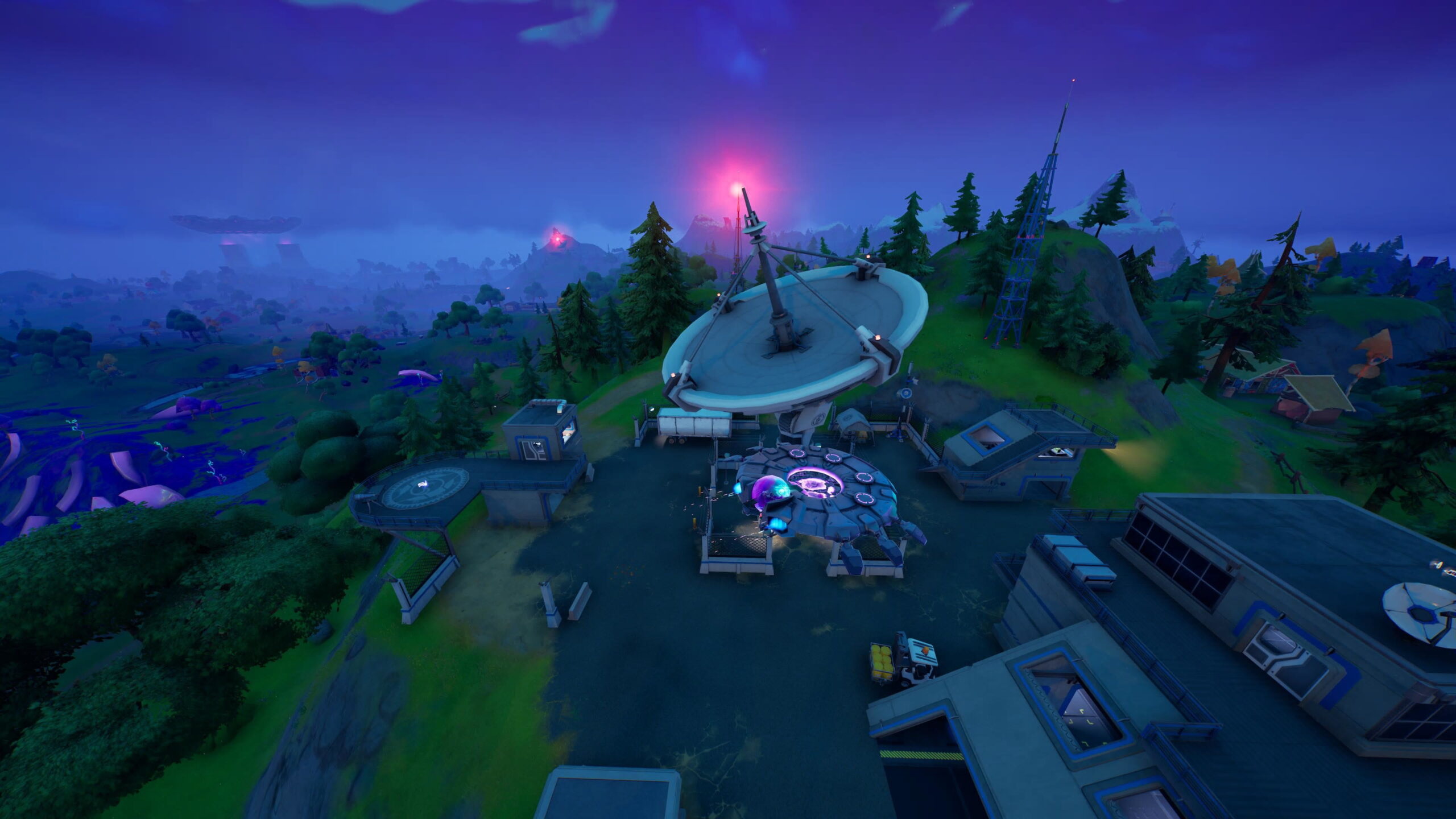Fortnite Saison 7, Semaine 13 Défi: Visitez les bases de paraboles radar