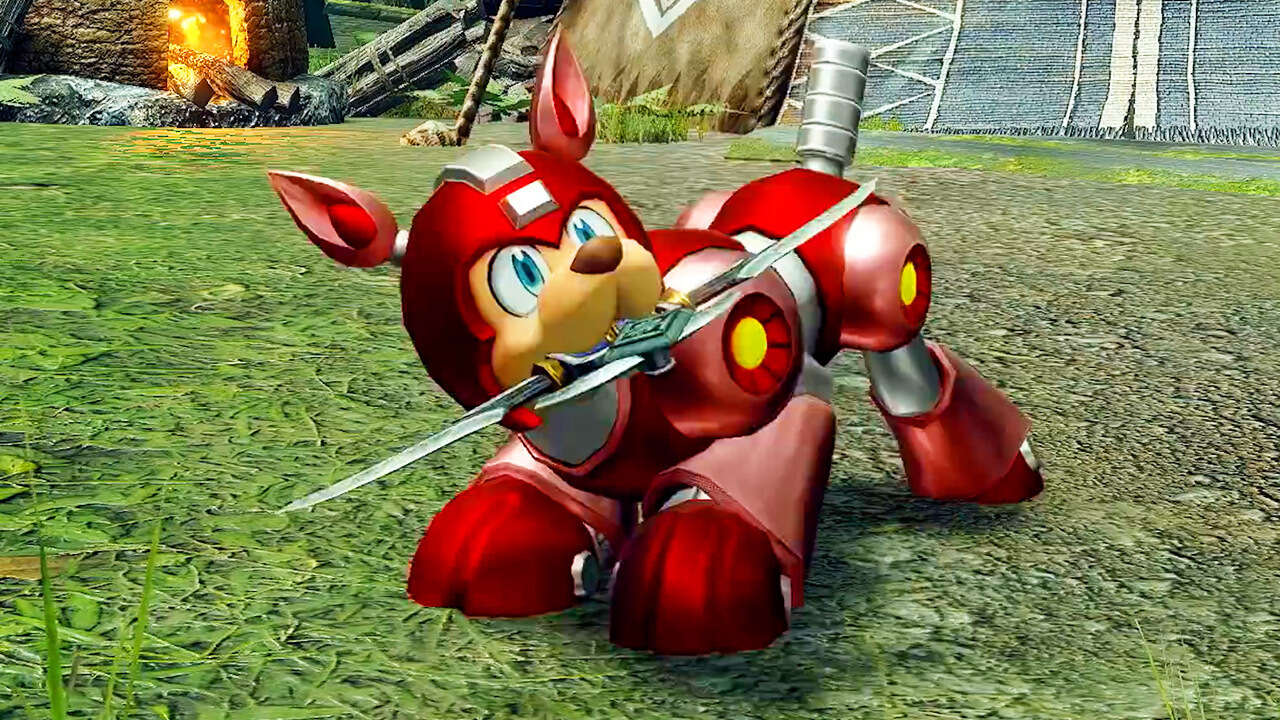 Monster Hunter Rise présente le Robo-Dog Rush de Mega Man