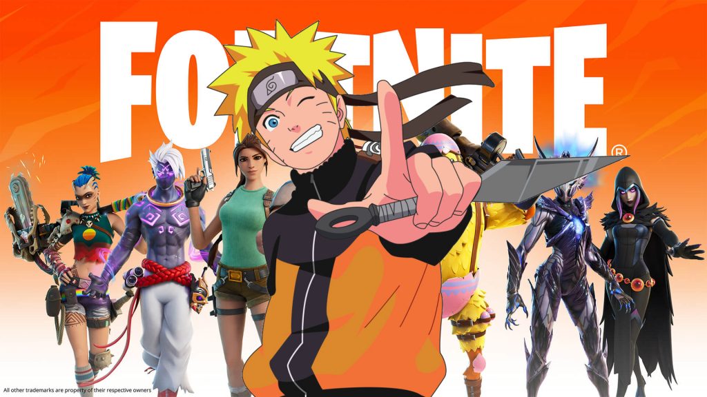 Naruto arrive sur Fortnite