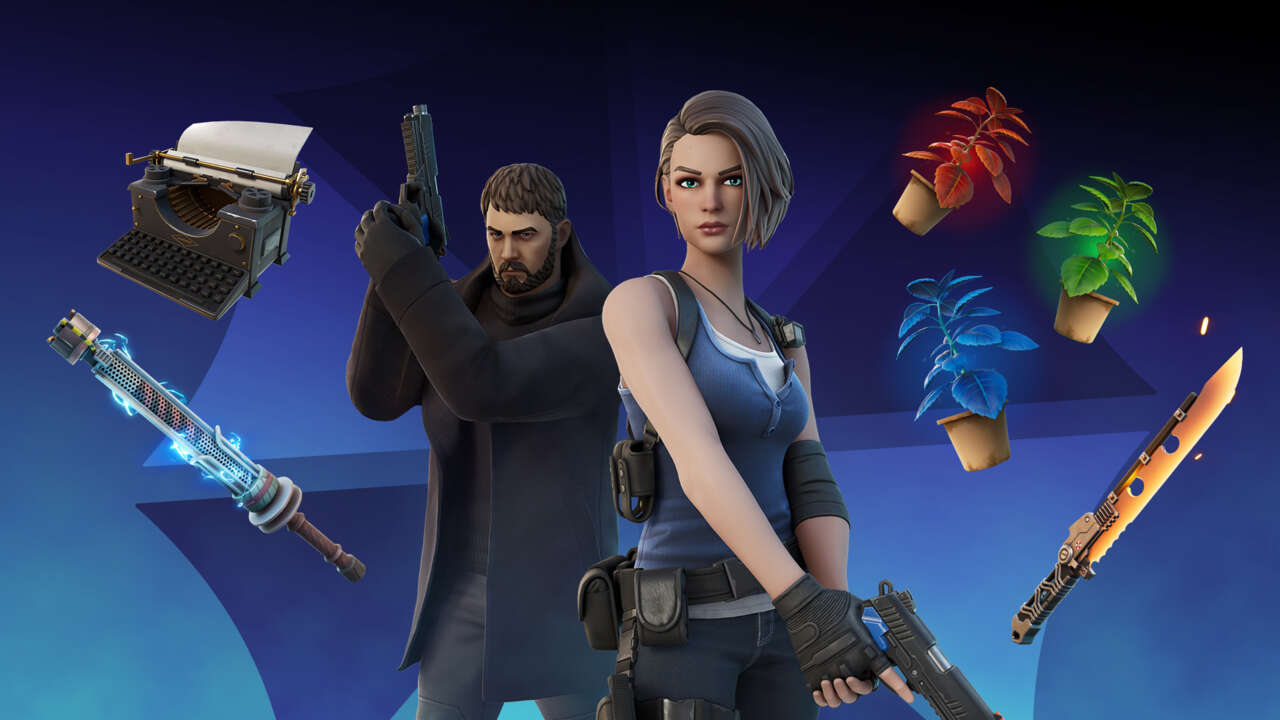 Les skins Resident Evil de Fortnite amènent Chris Redfield et Jill Valentine à Battle Royale