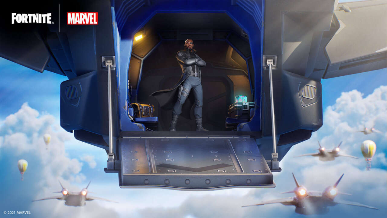 Fortnite Nick Fury Skin amène le recruteur des Avengers à Battle Royale