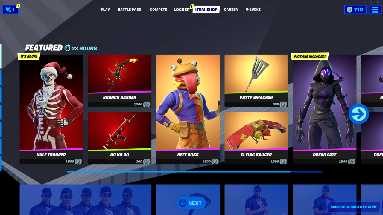 Contenu de la boutique d'objets Fortnite - 3 décembre 2021 : 3 décembre 2021 : retour de Yule Trooper