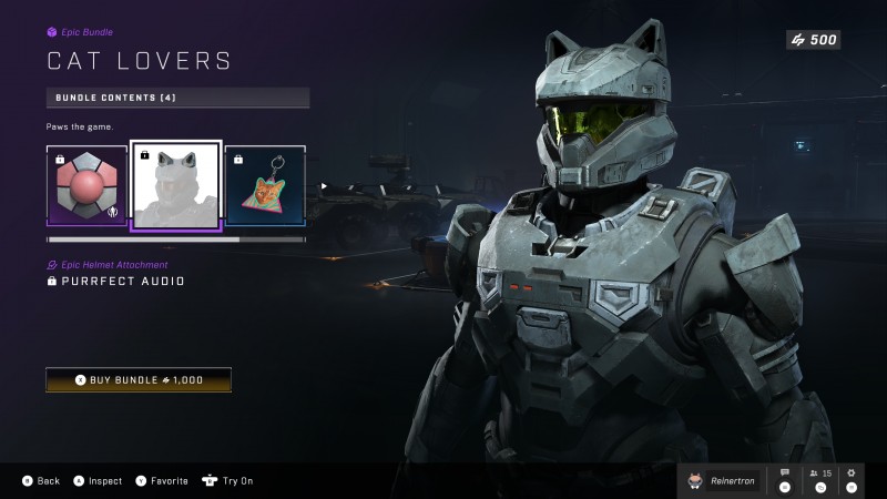 Spartiates amoureux des chats ! Voici ce qu'il y a dans la boutique de Halo Infinite cette semaine