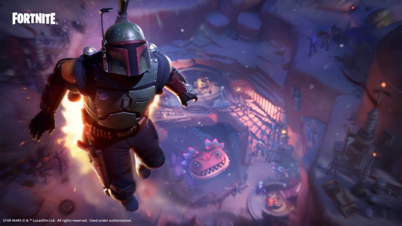 Boba Fett est maintenant à Fortnite