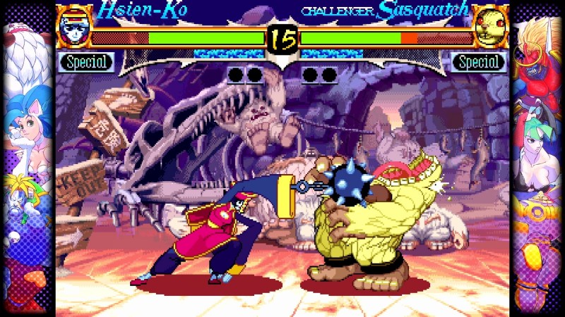 Capcom Fighting Collection regroupe 10 titres classiques dont une tonne de Darkstalkers