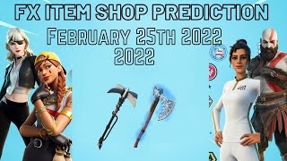 Fortnite, boutique du jour 25 février 2022