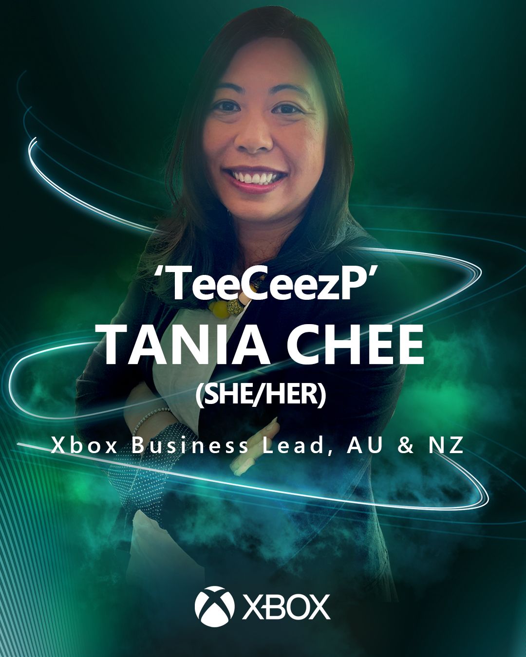 Tania Chee (She/Her) Xbox Business Lead, Australie et Nouvelle-Zélande Région : Australie et Nouvelle-Zélande