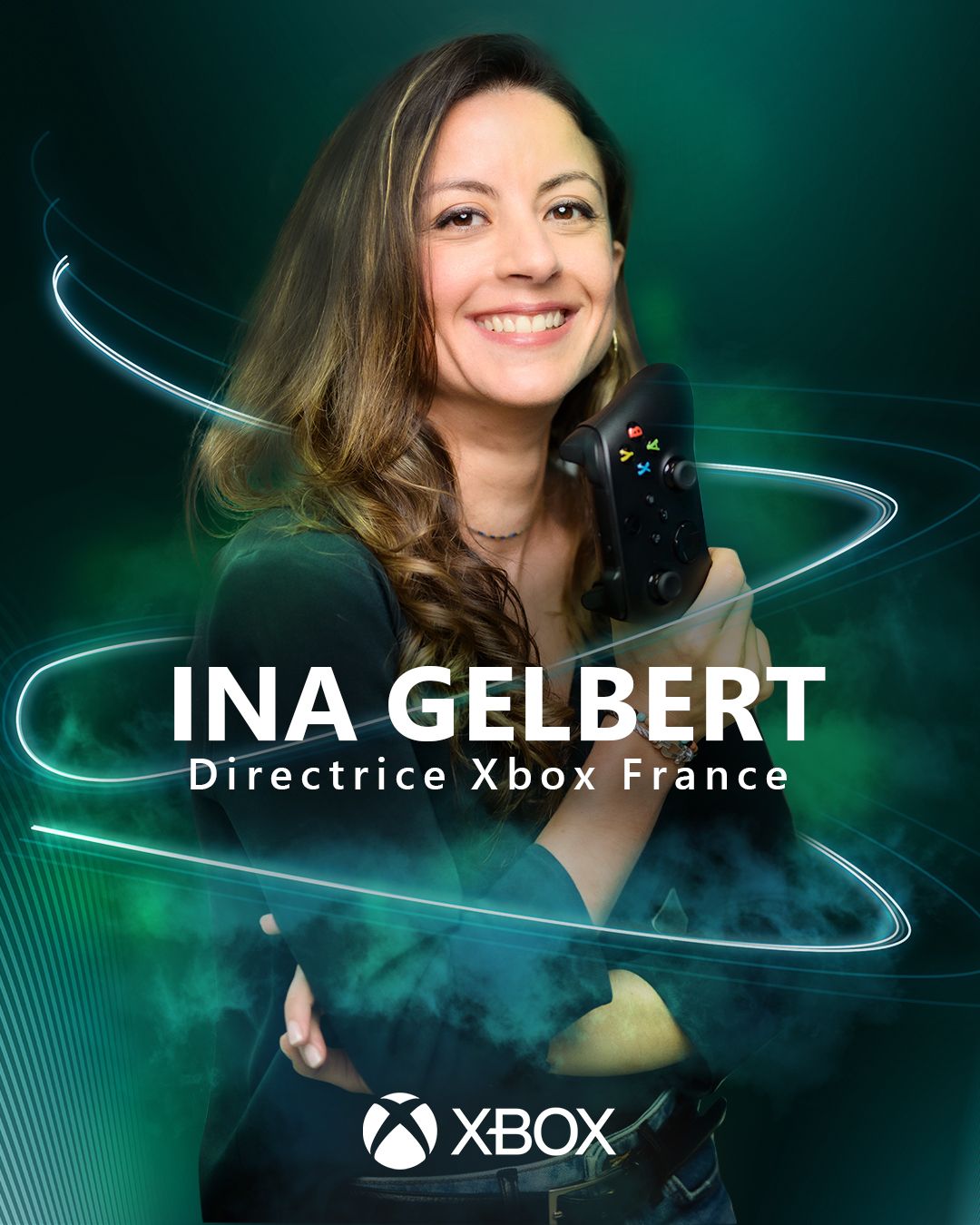 Ina Gelbert (Elle/Elle) Directrice de Xbox France Région : France