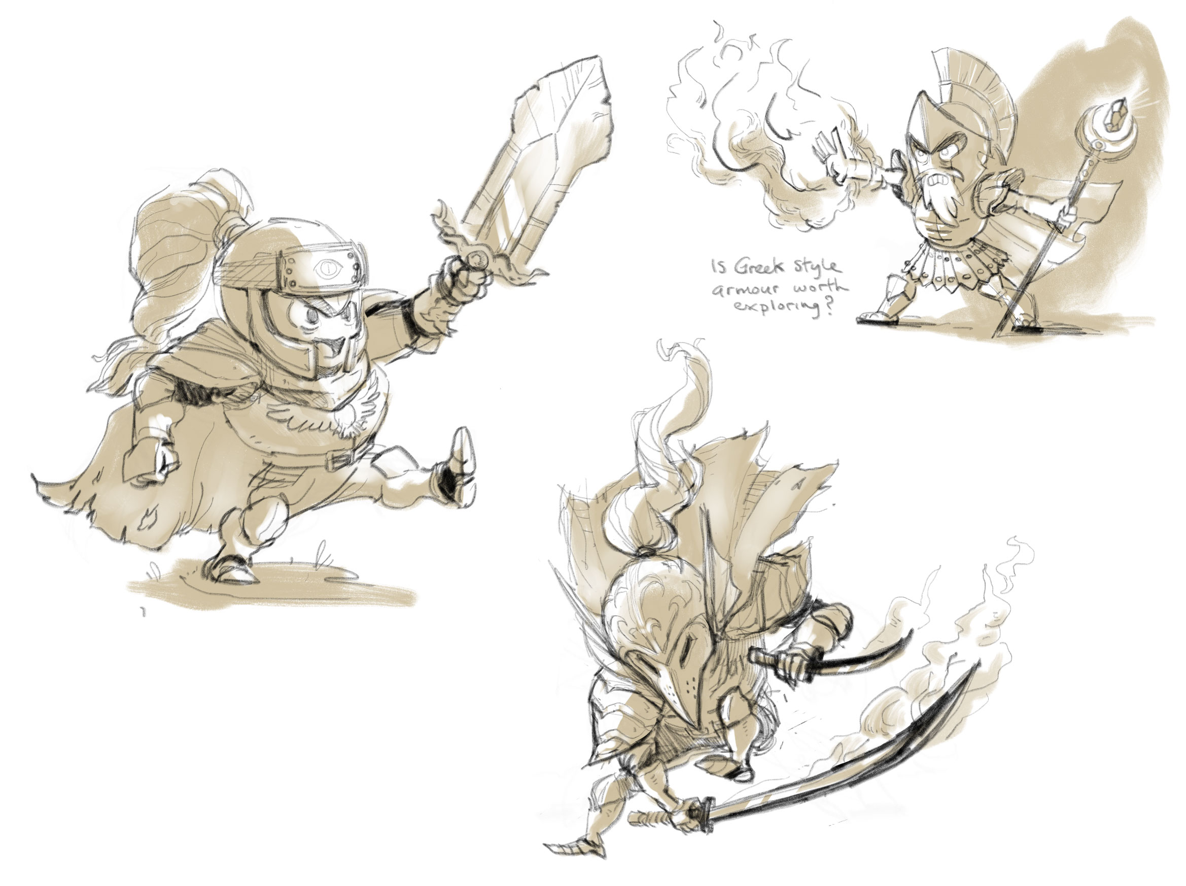 croquis de personnages