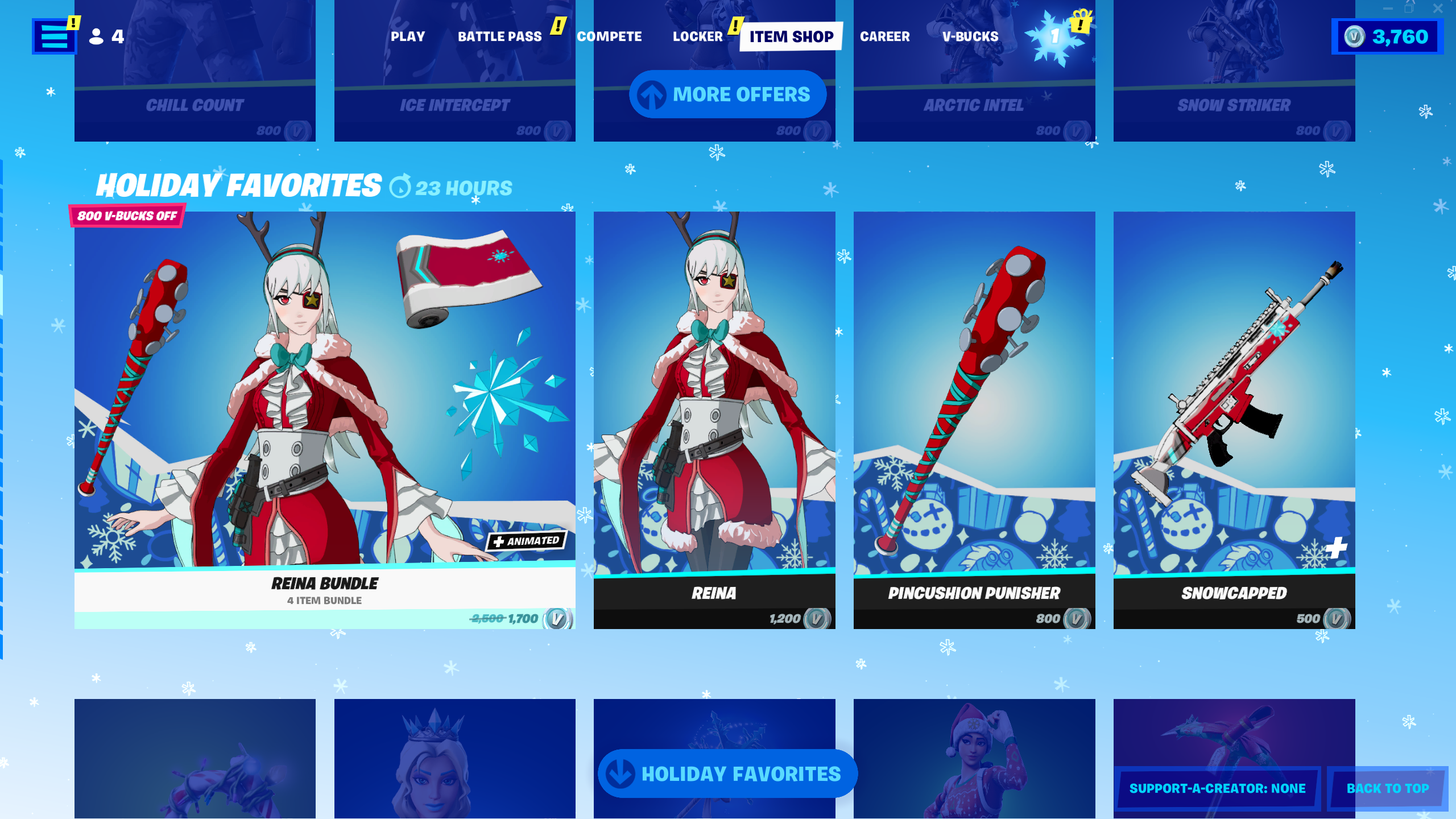 La mise à jour du mercredi 4 mai 2022 de la boutique de Fortnite Battle Royale