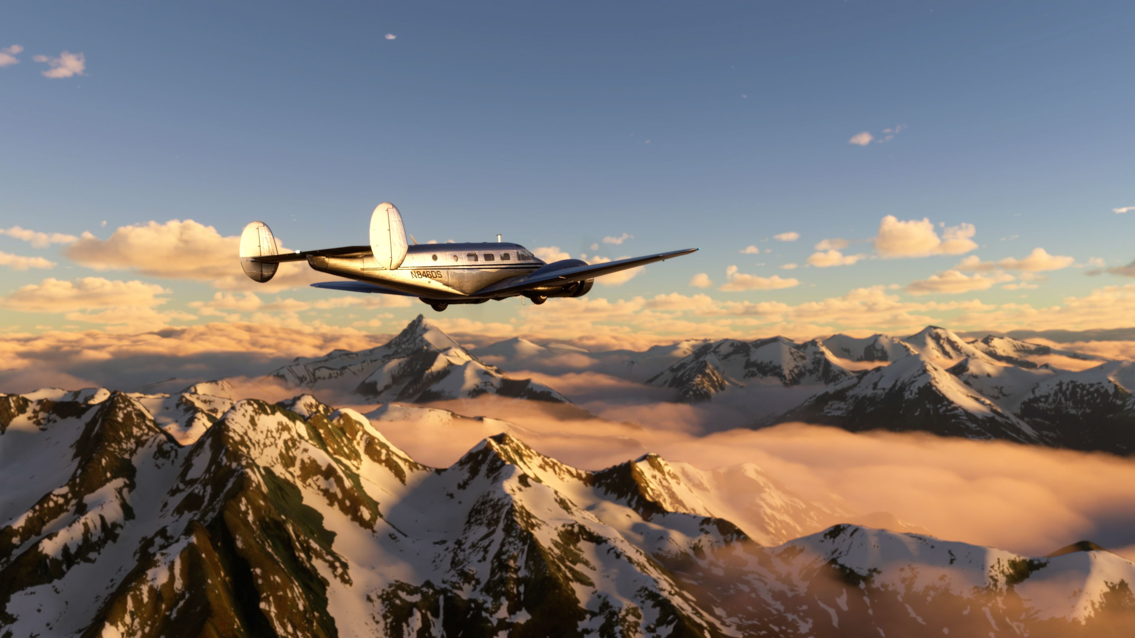Microsoft Flight Simulator - Local Legends 5 - Beechcraft Modèle 18 Capture d'écran