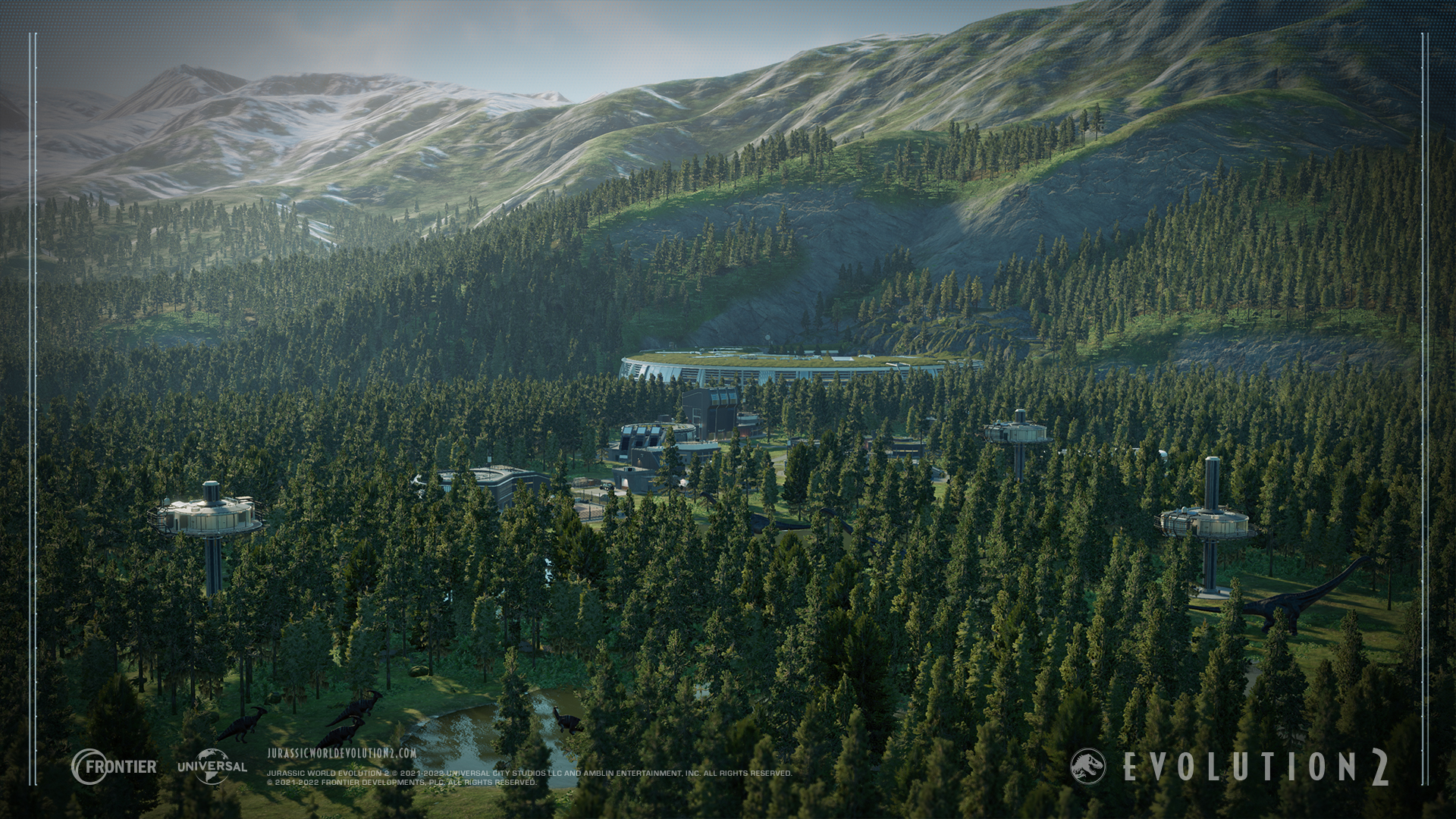Jurassic World Evolution 2: Capture d'écran de l'extension Dominion Biosyn