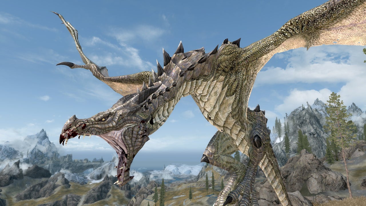Skyrim Mod propose des textures de dragon 16K pour la sortie inévitable de 2050