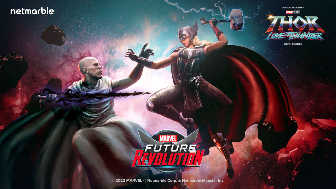 Les joueurs de Marvel Future Revolution doivent sauver Thor pour son nouveau contenu Love And Thunder