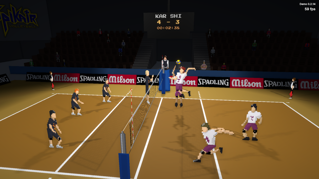 Spikair Volleyball est un excellent jeu de volley-ball inspiré de Haikyu pour Steam Deck
