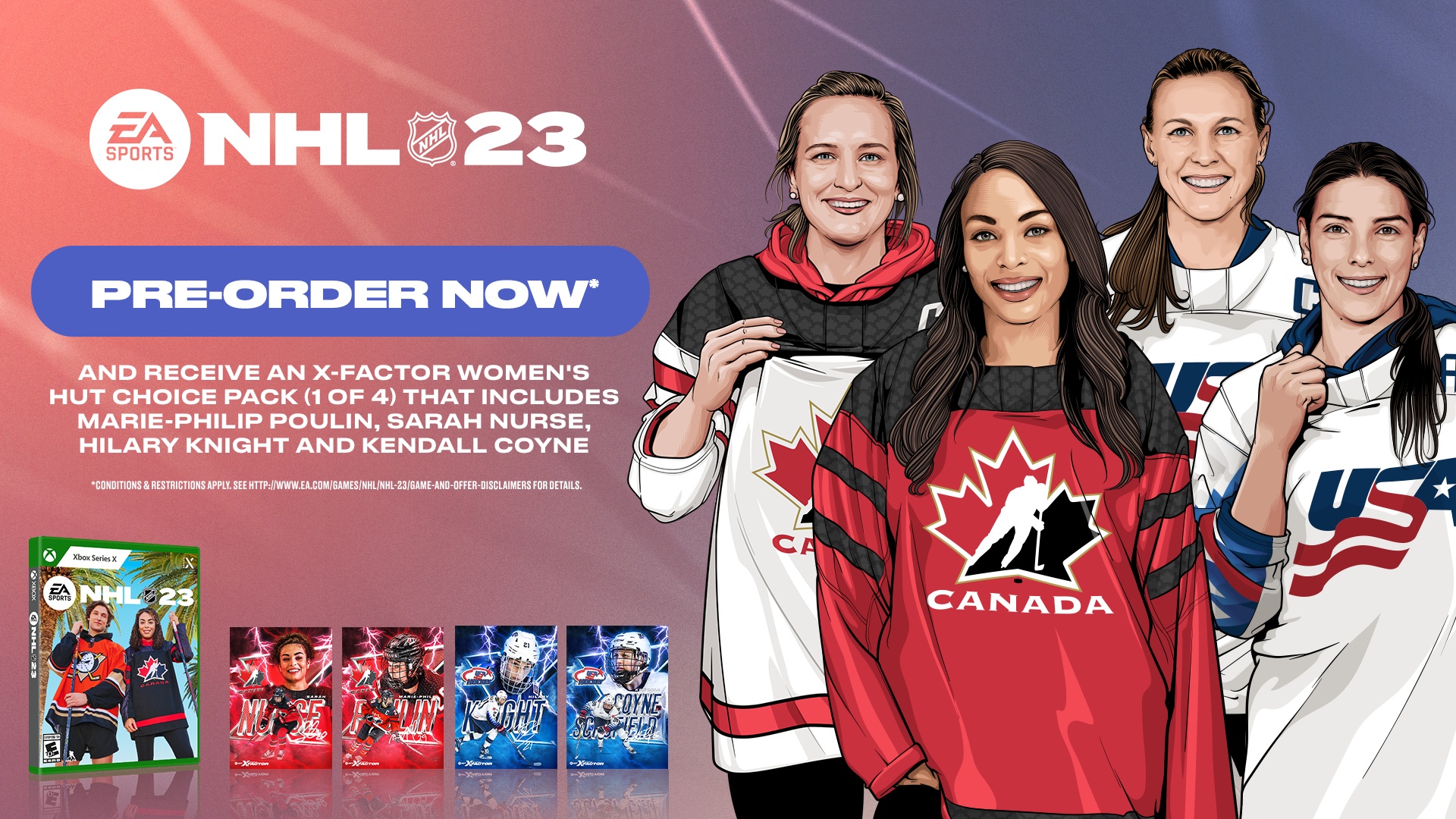Diapositive de précommande NHL 23