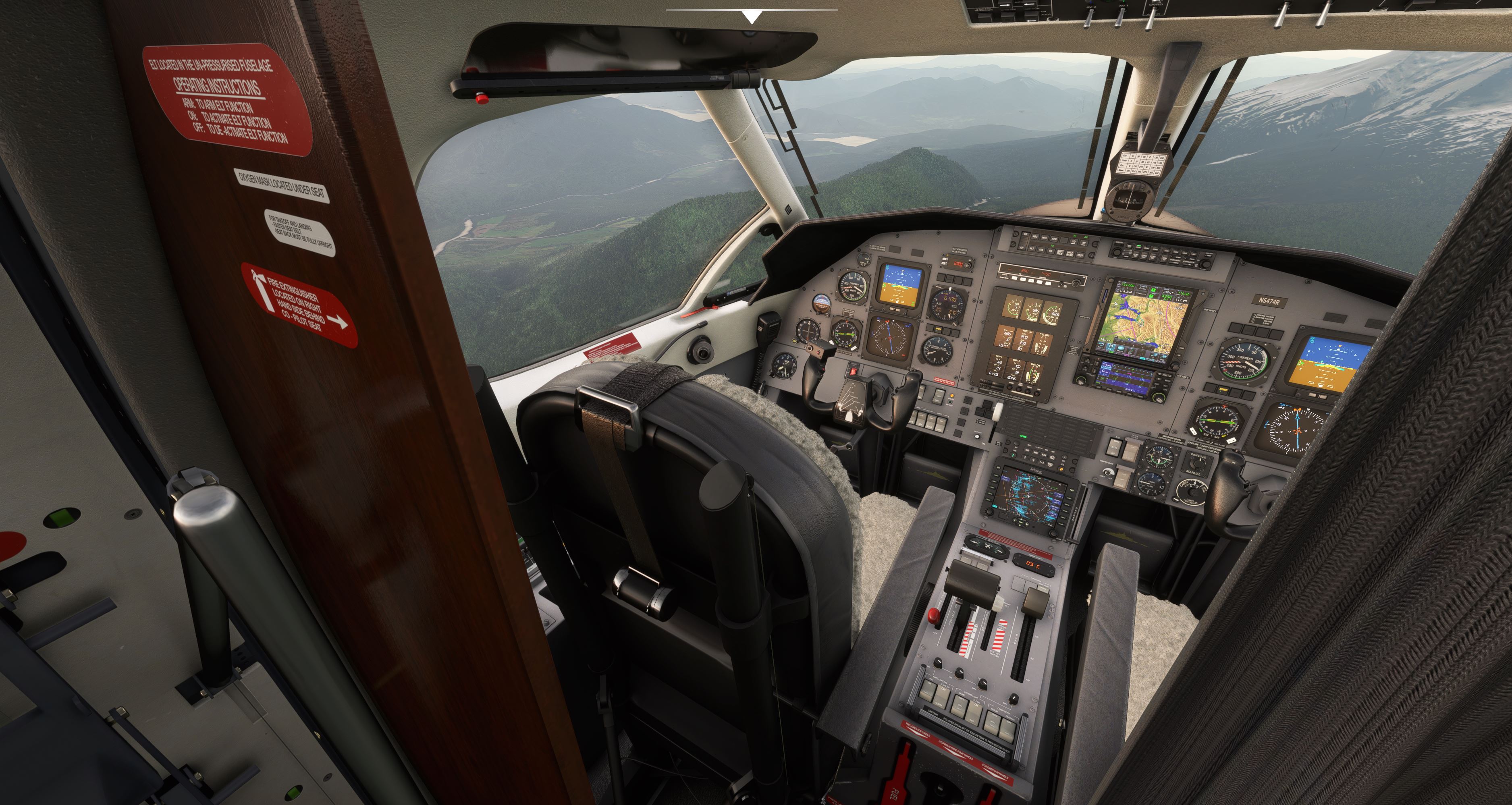 Capture d'écran Microsoft Flight Simulator - Carenado PC12