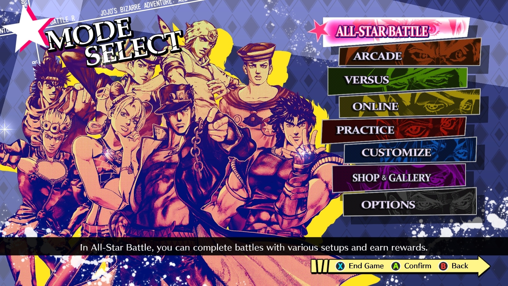 oJo's Bizarre Adventure: All-Star Battle R Capture d'écran