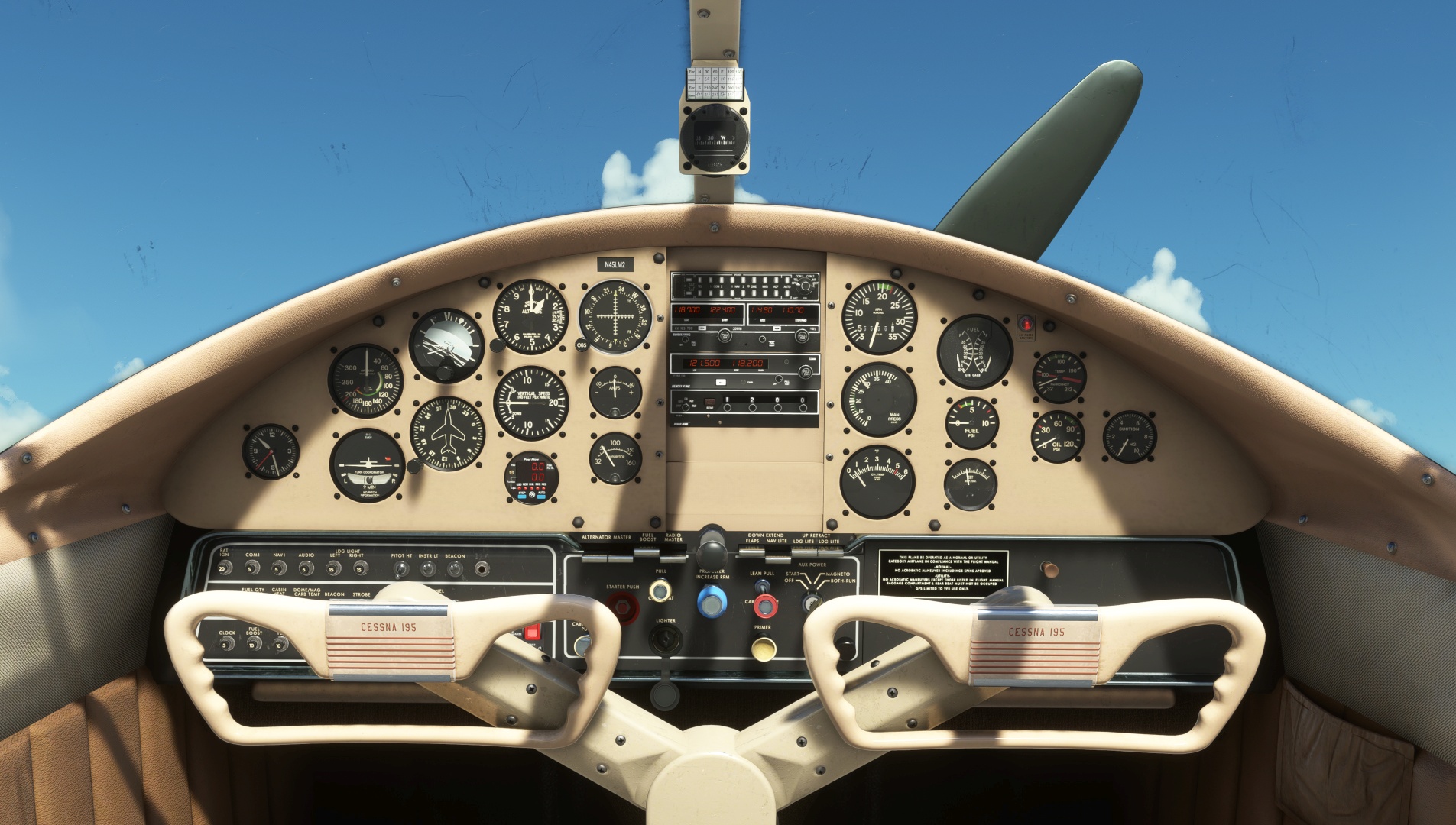 Microsoft Flight Simulator - Local Legend VII : Cessna 195 Businessliner Capture d'écran