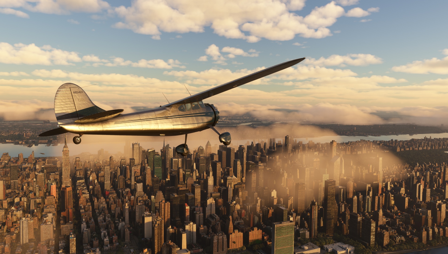 Microsoft Flight Simulator - Local Legend VII : Cessna 195 Businessliner Capture d'écran