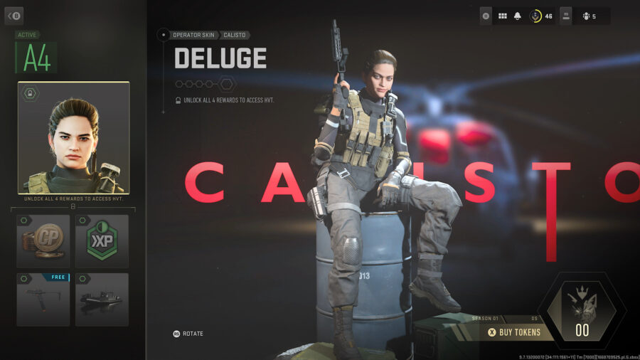 Deluge, l'un des nombreux skins d'opérateur du MW2 Battle Pass.