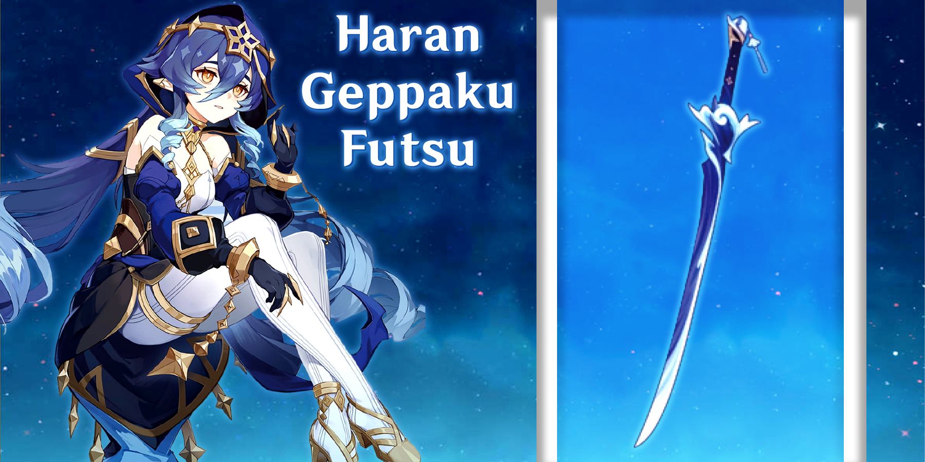 layla avec haran geppaku futsu dans l'impact de genshin