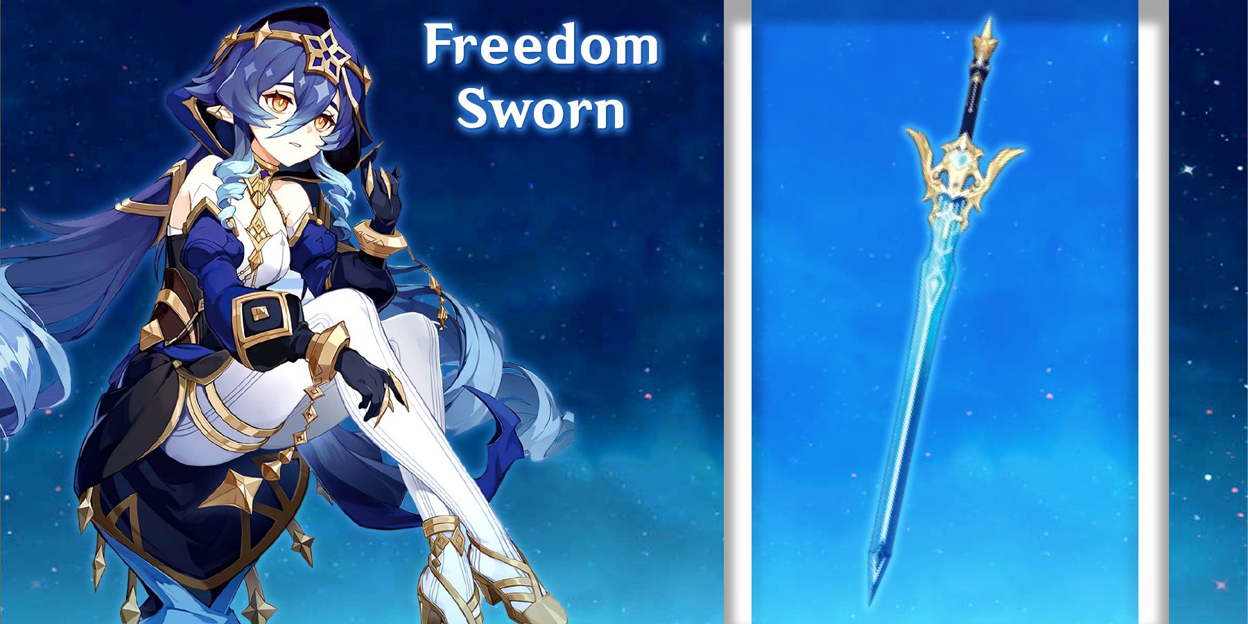 layla avec la liberté jurée dans l'impact de genshin