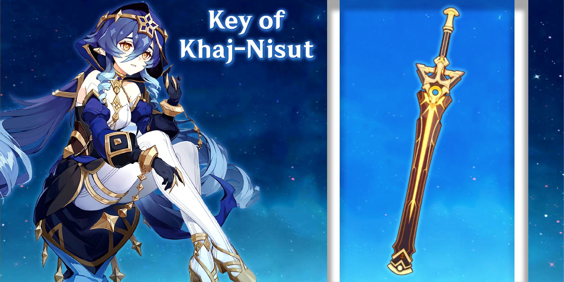 layla avec la clé de khaj-nisut dans l'impact de genshin