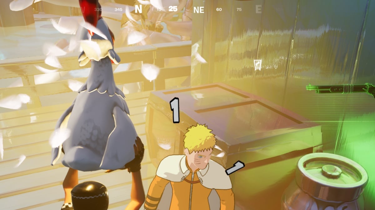 Comment faire face aux dégâts avec un pic de poulet dans Fortnite
