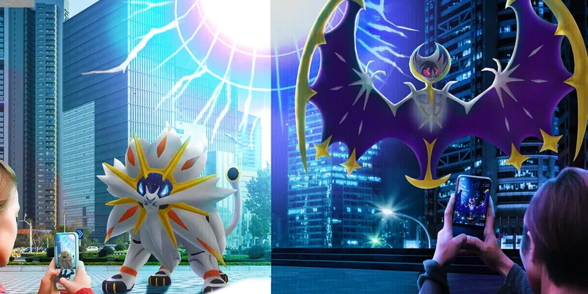Pokemon Go Players Participating in Astral Eclipse Event Artwork