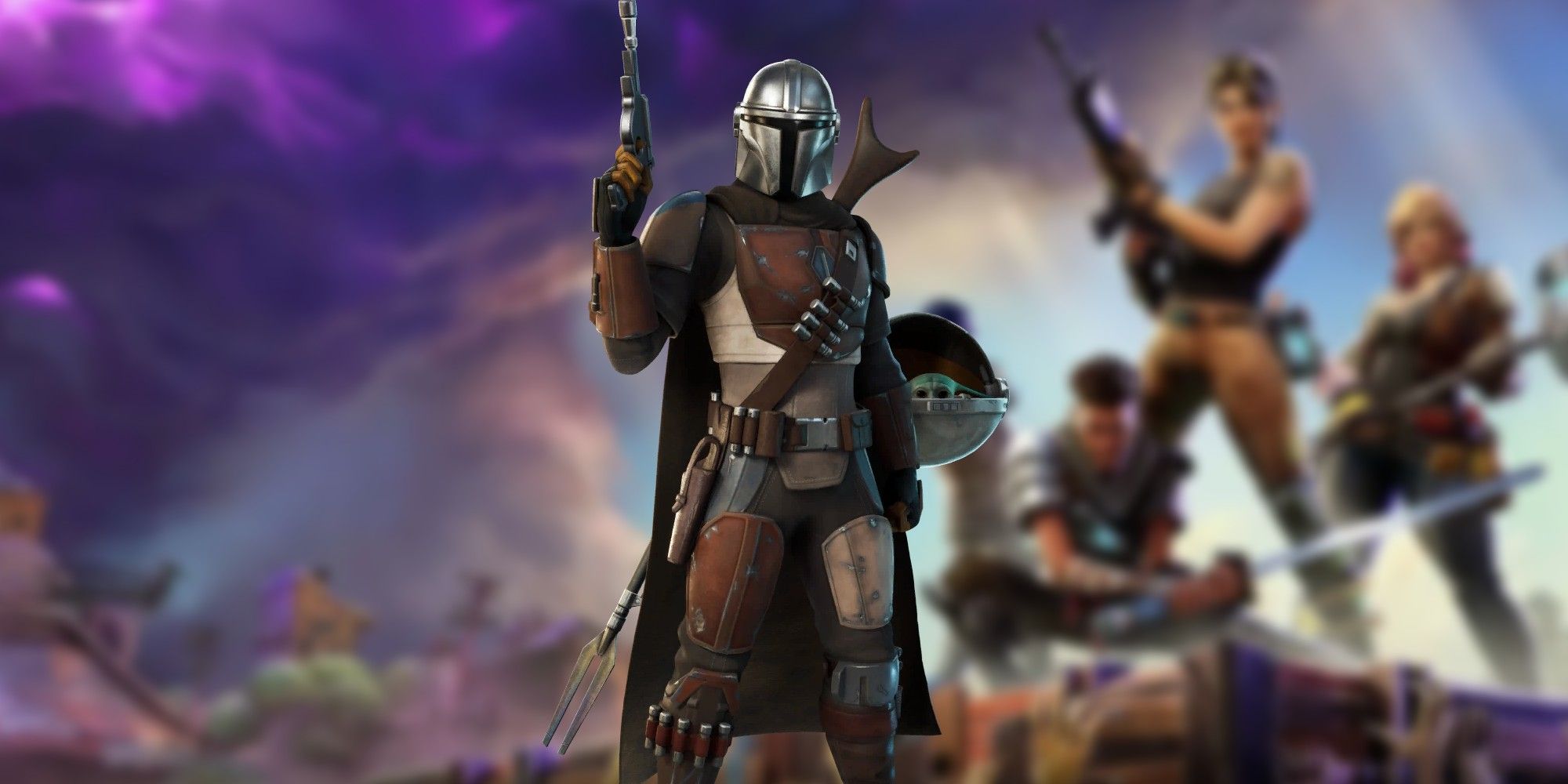 le mandalorien et grogu sur fortnite