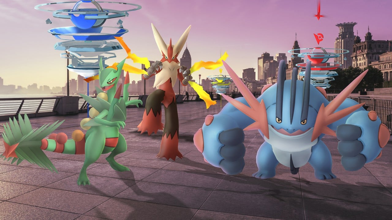 Mega Sceptile, Blaziken et Swampert font leurs débuts dans l'événement Pokémon GO la semaine prochaine