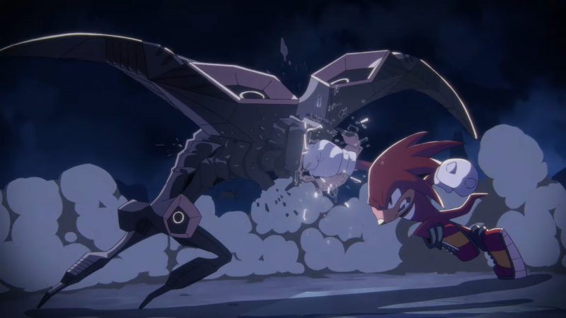 Le prologue animé de Sonic Frontiers montre Knuckles en action