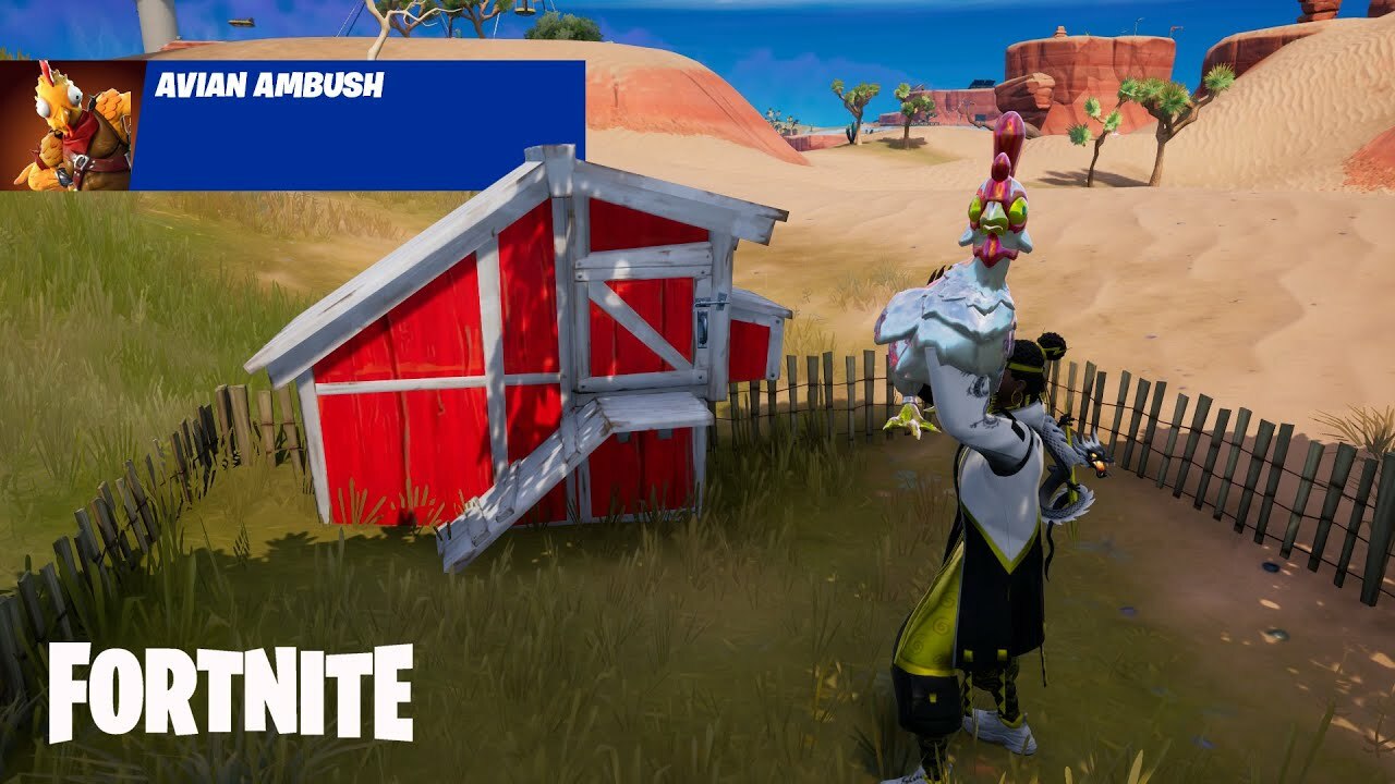 Tous les emplacements de poulailler dans Fortnite Chapter 3, Season 4