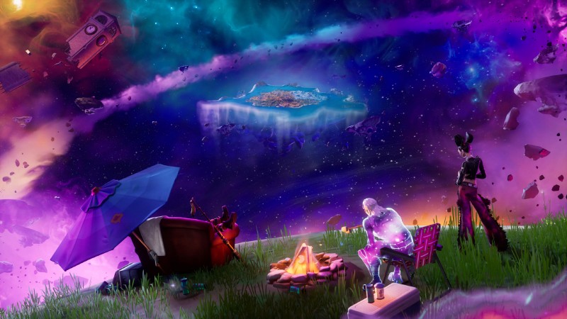 L'événement final du chapitre 3 de Fortnite se termine avec un premier aperçu de la nouvelle carte et des nouveaux skins du chapitre 4