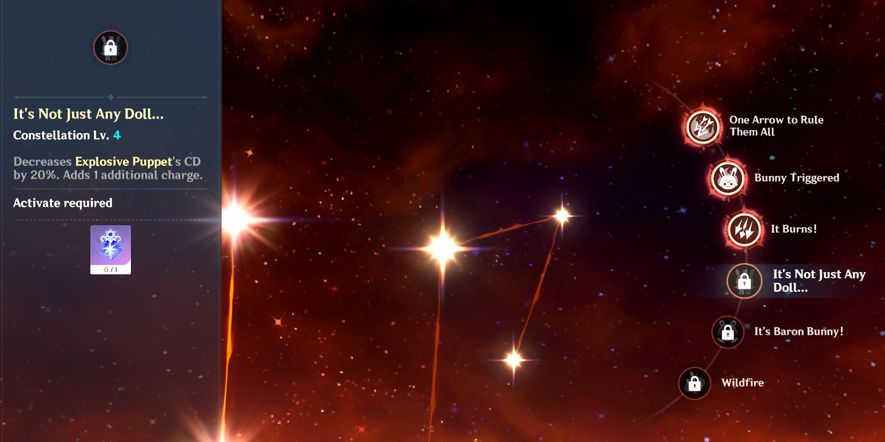 constellation c4 ambre dans l'impact de genshin