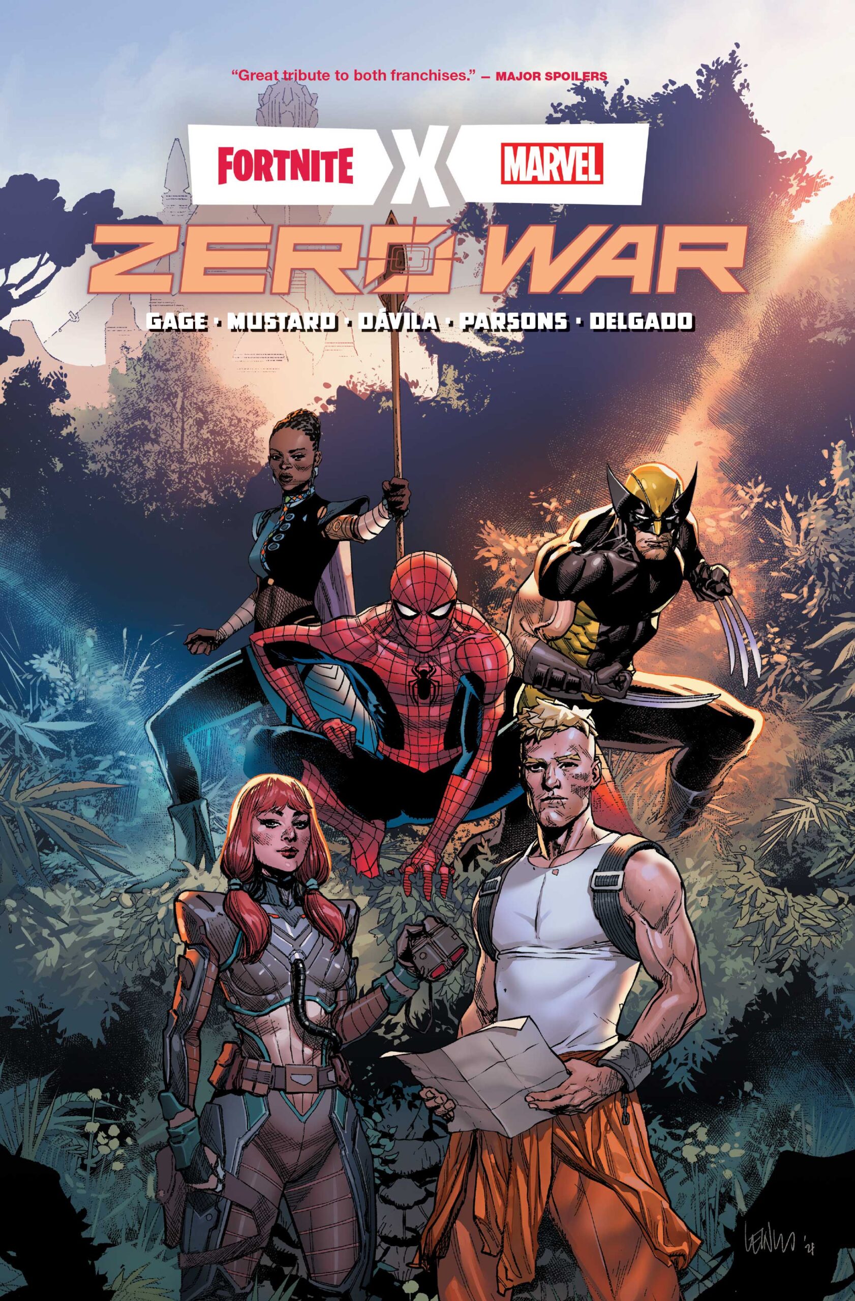 FORTNITE X MARVEL: ZERO WAR HARDCOVER pour inclure des objets dans le jeu