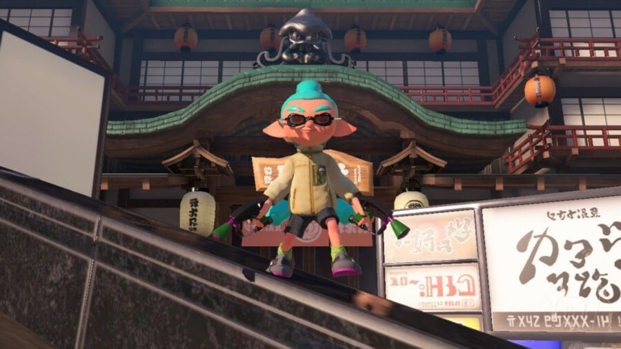 Pose de l'eau salée de Splatoon 3
