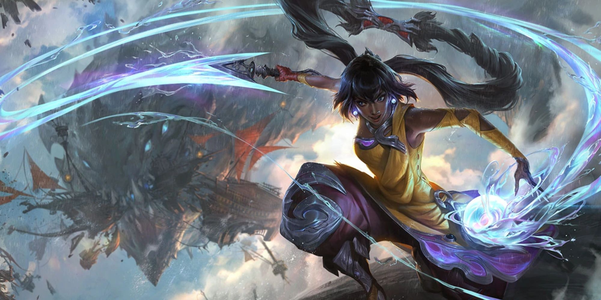 Ligue des légendes Nilah Splash Art