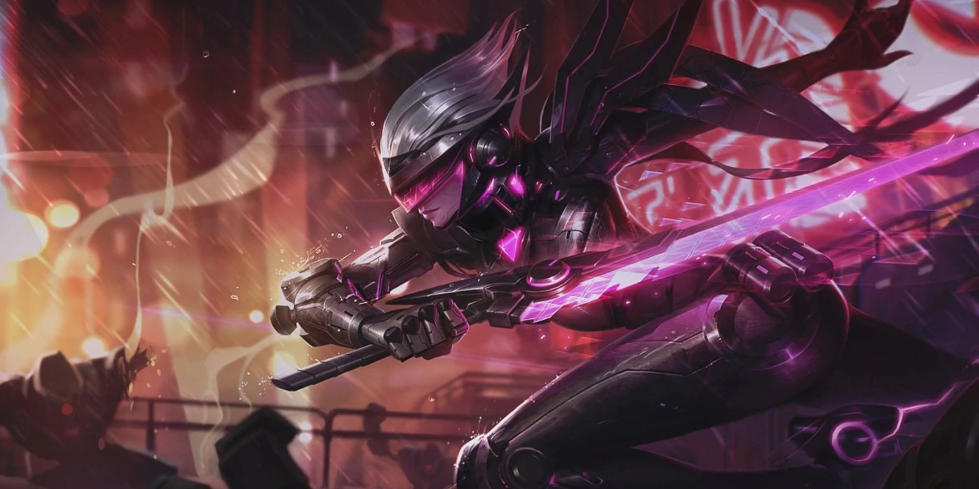 League of Legends PROJET Fiora Splash Art