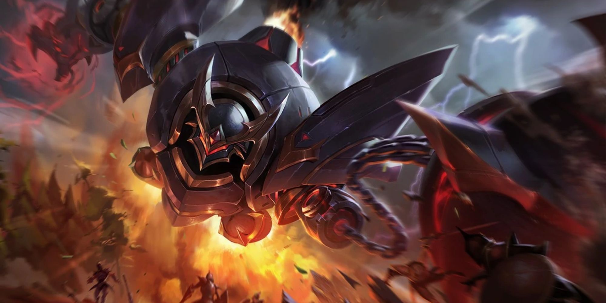 Ligue des légendes Lancer Rogue Blitzcrank Splash Art