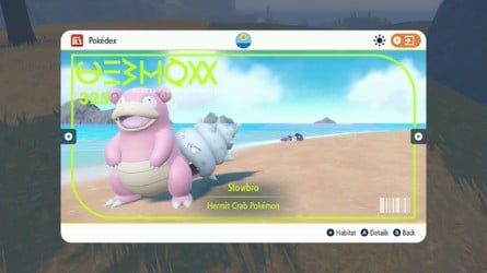 Ceux à l'arrière-plan de la photo de Slowbro sont jaloux que leur ami obtienne le poste