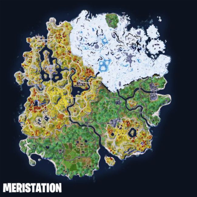 Fortnite Chapitre 4 - Saison 1 : chaque nouvel emplacement du jeu