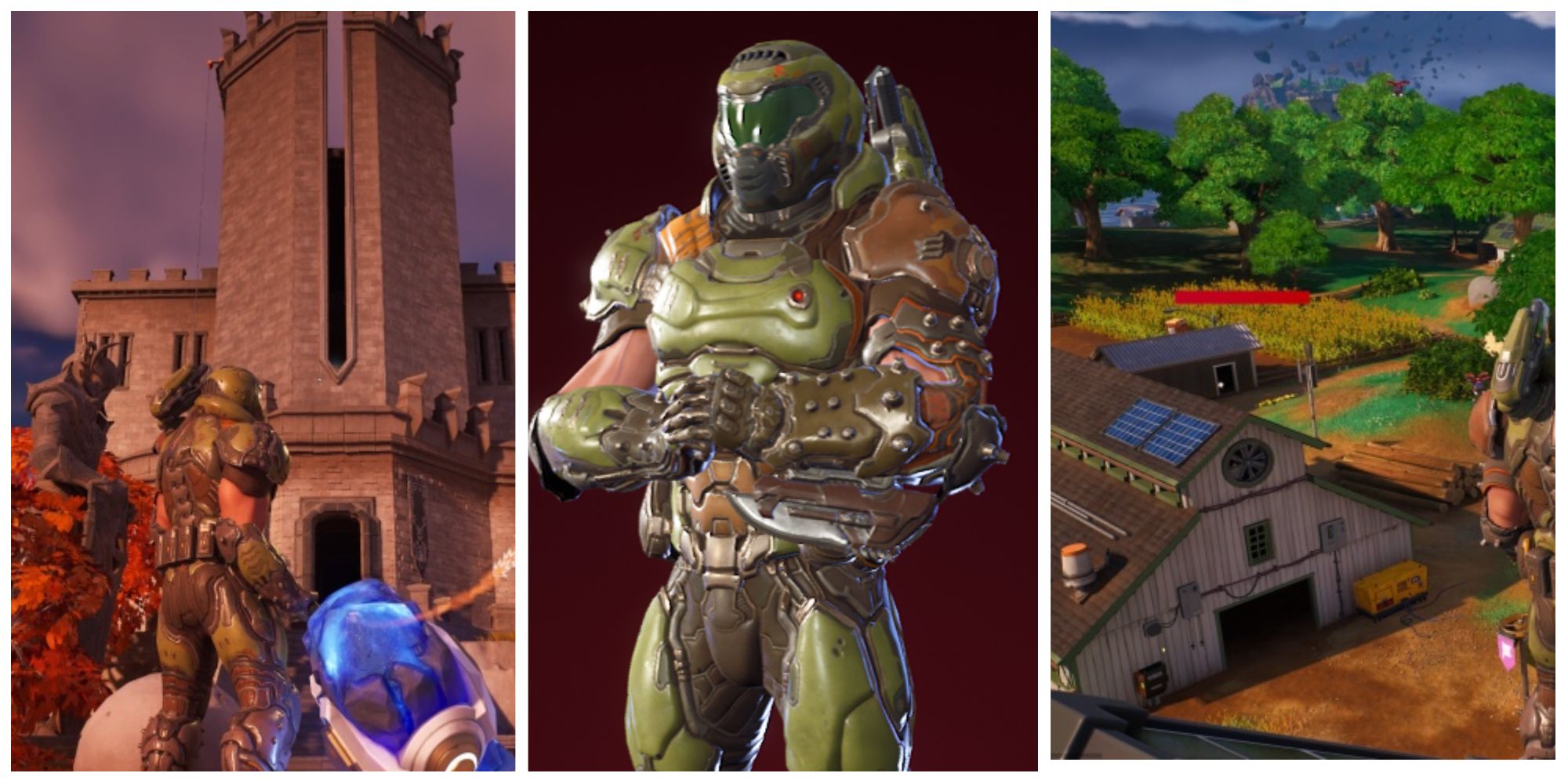 doom slayer at fortnite locations
