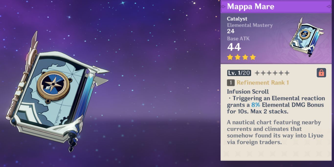Genshin Impact Mappa Mare Avec Description