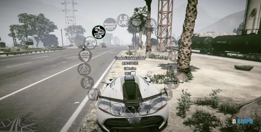 Comment changer la radio dans la voiture dans GTA 5