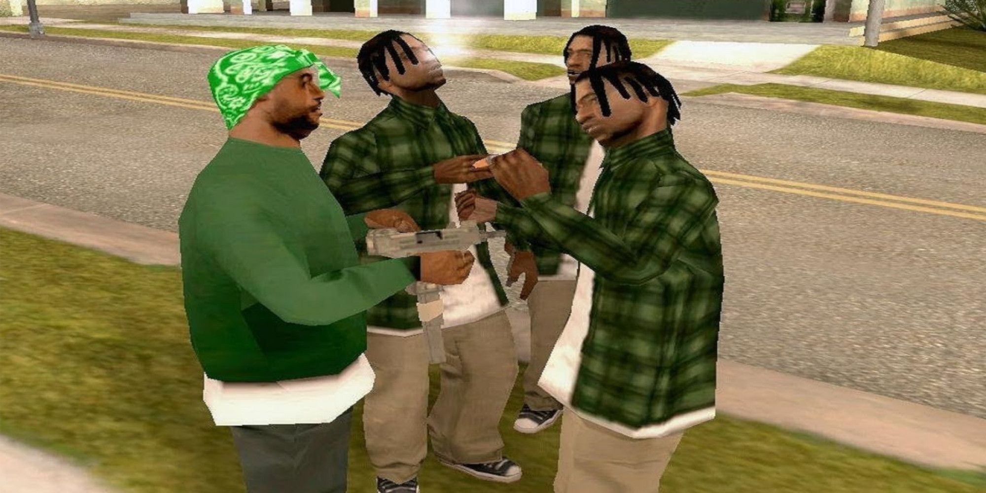 Un gang amical se rassemble à San Andreas