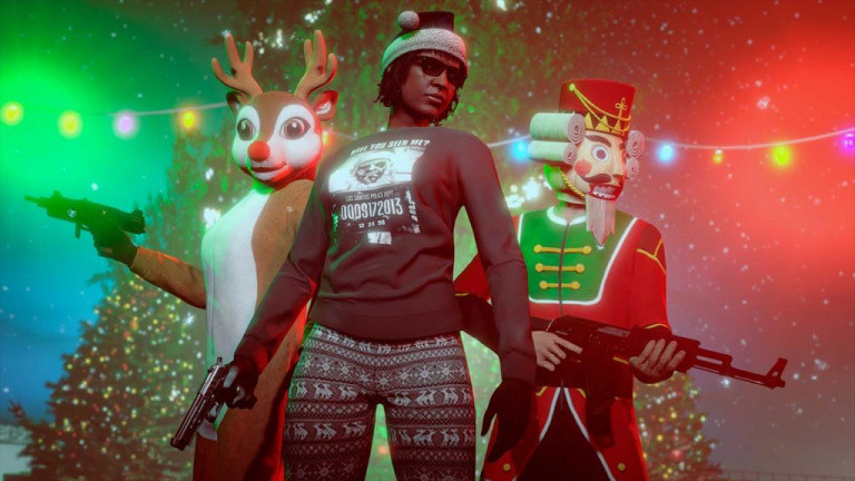 GTA 5 Online : Habits de Noël, un bonus de GTA$, les récompenses GTA+ du mois de décembre 2022 GTA 5 Online : Habits de Noël, un bonus de GTA$, les récompenses GTA+ du mois de décembre 2022