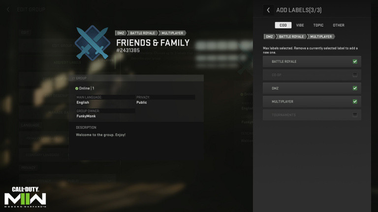 Call of Duty Modern Warfare 2 / Warzone 2 : Trouvez des joueurs pour vos parties avec les unités