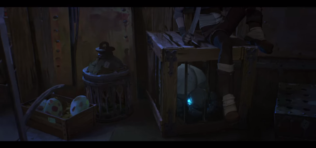 Toutes les courses de League of Legends Runeterra présentées dans Arcane Bébé Krug à Zuan présenté dans Arcane Act 1 Episode 1